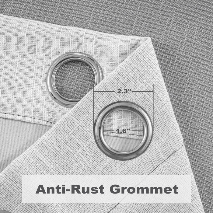 Wrought Studio Adrea Polyester Blackout Curtain Pair & Reviews Wayfair